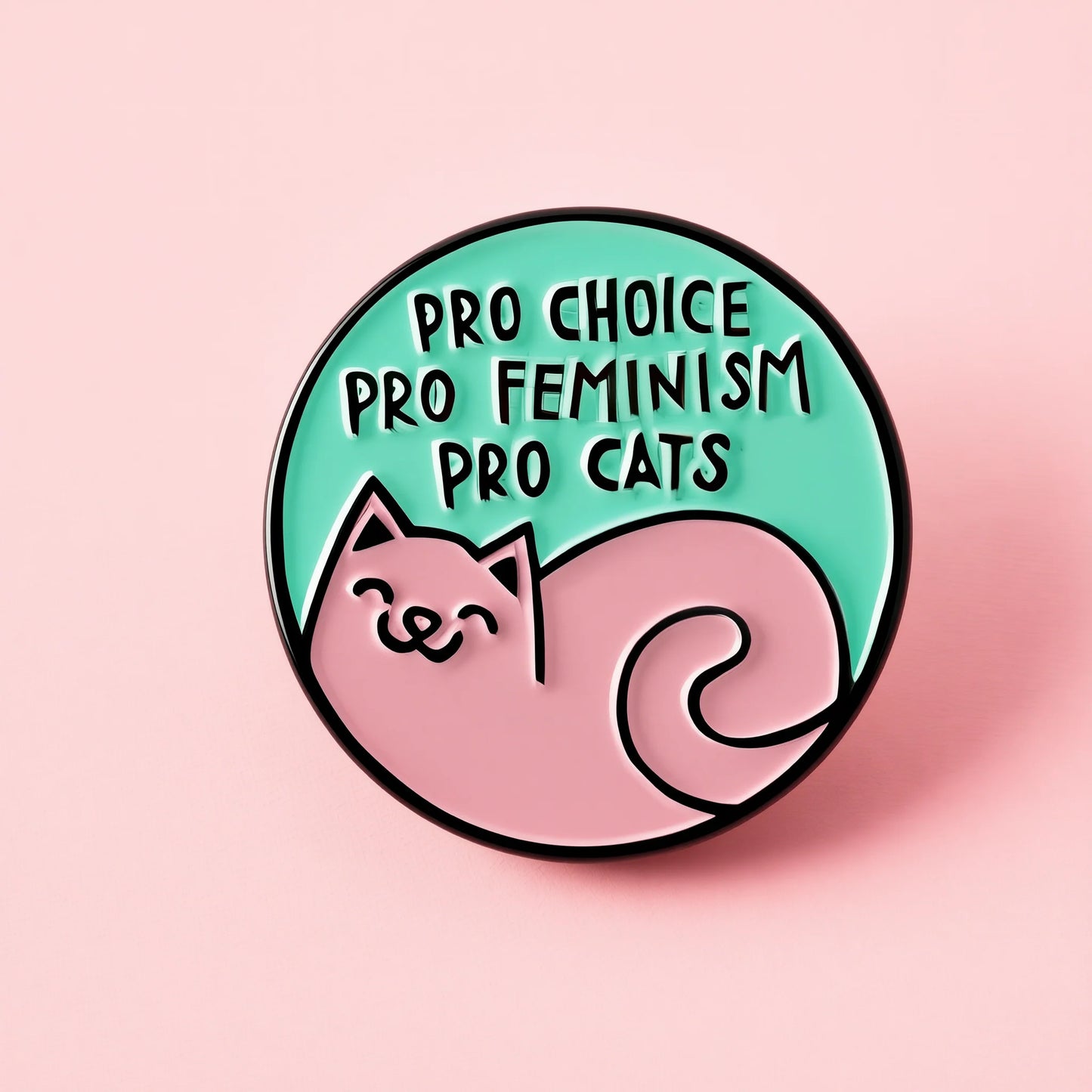 Pro Cats Pro Choice Enamel Pin