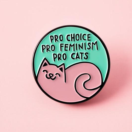 Pro Cats Pro Choice Enamel Pin