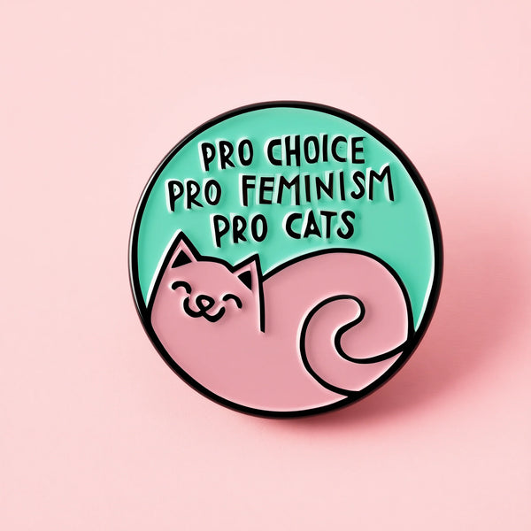 Pro Cats Pro Choice Enamel Pin