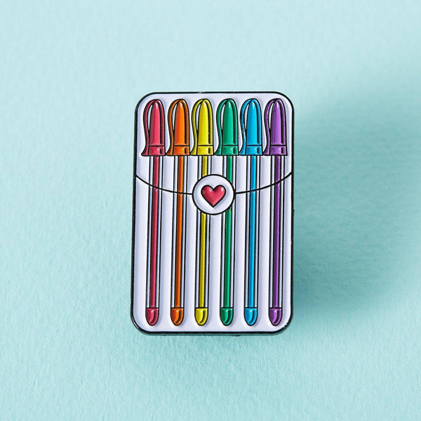 Stationery Gel Pens Enamel Pin